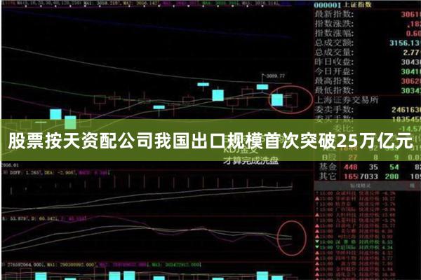 股票按天资配公司我国出口规模首次突破25万亿元