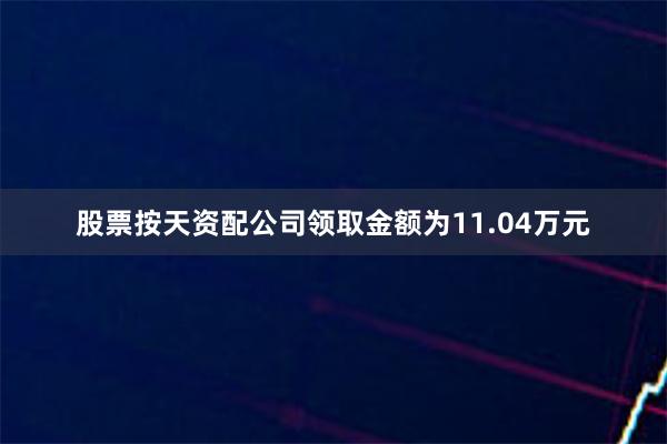 股票按天资配公司领取金额为11.04万元