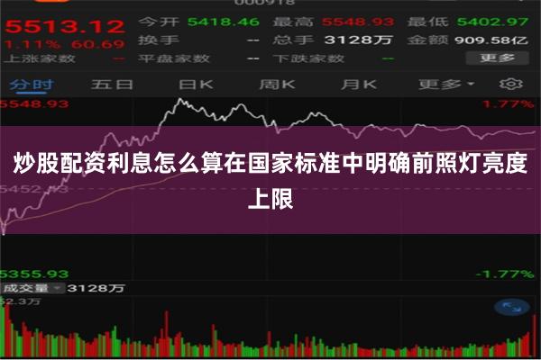 炒股配资利息怎么算在国家标准中明确前照灯亮度上限